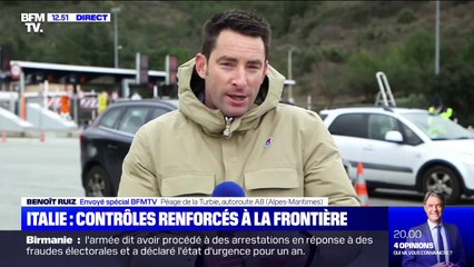Italie: contrôles renforcés au péage de la Turbie, une quinzaine d'amendes dressées