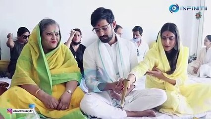 Vikrant Massey with his “Better Half”, states ‘Not Yet Married’