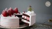 ❤Strawberry Chocolate Shortcake / ❤BEAUTIFUL CAKE! / VALENTINE'S DAY ❤❤❤