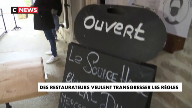 Des restaurateurs veulent transgresser les règles