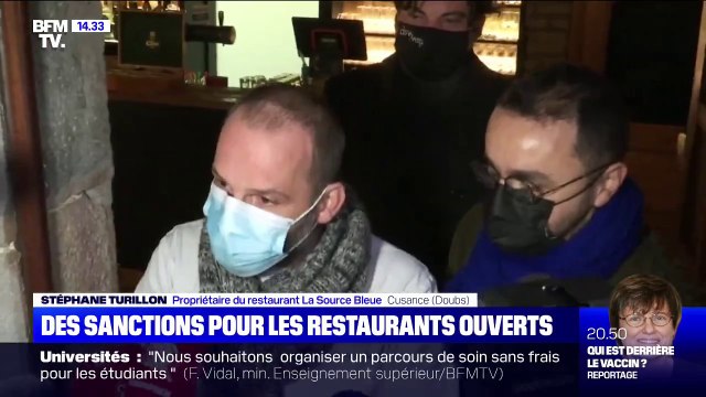 On a trouvé un compromis : le restaurateur du Doubs qui appelait à la désobéissance civile est revenu sur sa décision