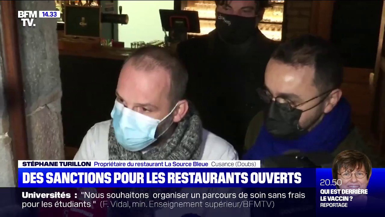 "On a trouvé un compromis": le restaurateur du Doubs  qui appelait à la désobéissance civile est revenu sur sa décision