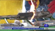 Destruyen municiones y armas de fuego  - Nex Noticias