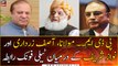 Telephone contact between Maulana Fazal Ur Rehman, Asif Zardari and Nawaz Sharif