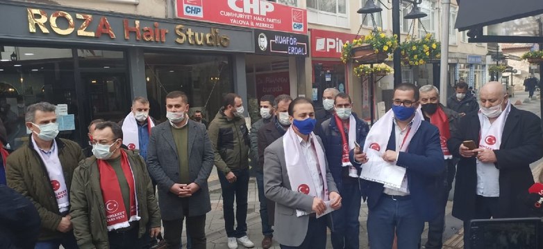 CHP Yalova teşkilatında toplu istifa