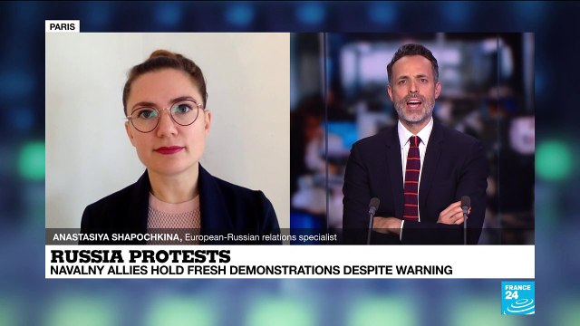 Russia protests: Navalny allies hold fresh demonstrations despite warning