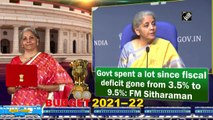 Govt spent a lot since fiscal deficit gone from 3.5% to 9.5%: FM Sitharaman