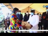 RTG - Remise d’équipements médicaux et de médicaments aux populations de Oyem par le Premier Ministre