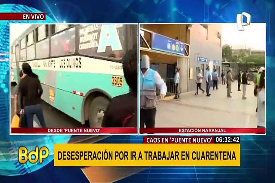 Puente Nuevo: autoridades luchan por poner orden ante caos del transporte
