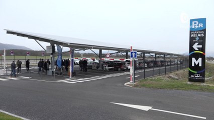 Reportage - Le parking relais de Bièvre Dauphine à Rives s'agrandit