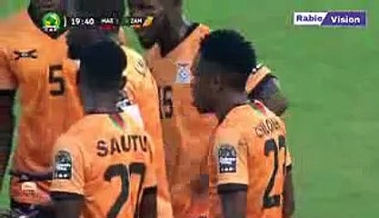 ملخص مباراة المغرب و زامبيا 3-1 تألق الأسود وتأهلهم لنصف كأس أفريقيا