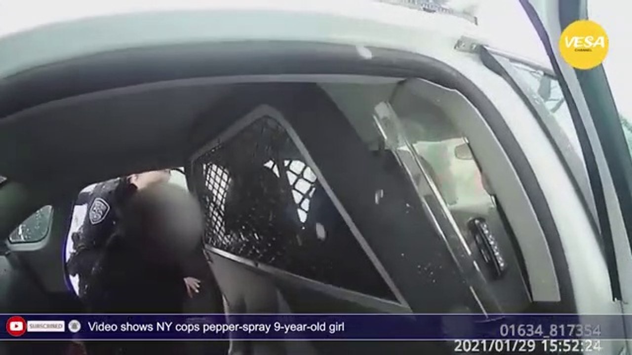 Video shows NY cops pepper spray 9 year old girl