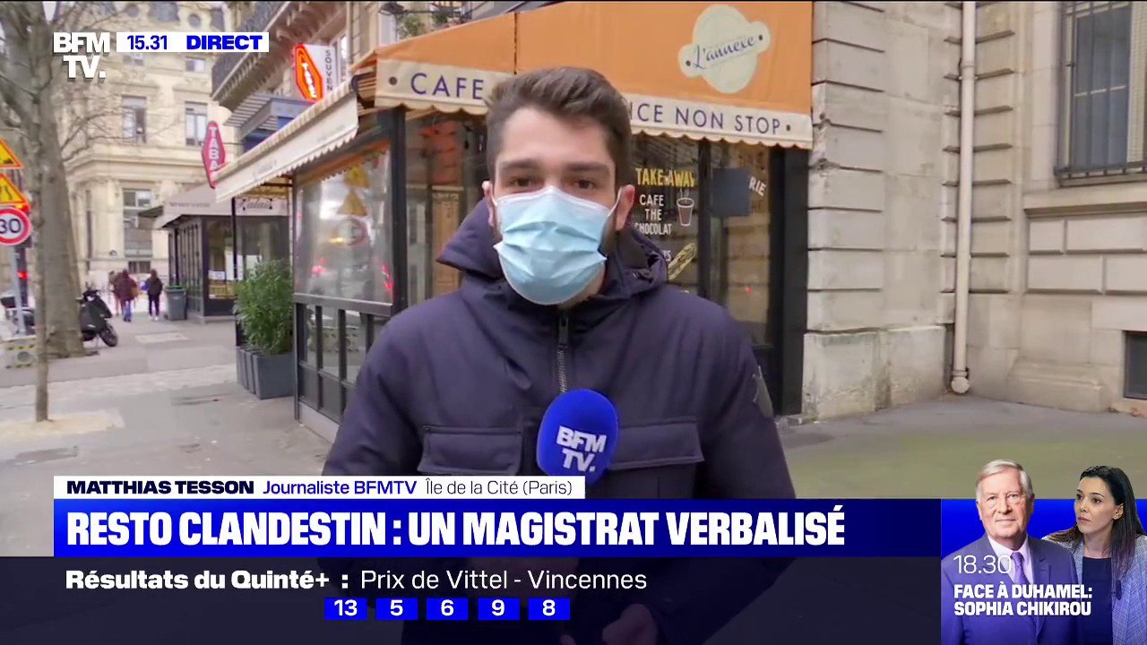 Restaurant clandestin à Paris: des clients verbalisés, dont un magistrat