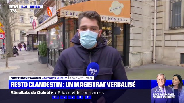 Restaurant clandestin à Paris: des clients verbalisés, dont un magistrat