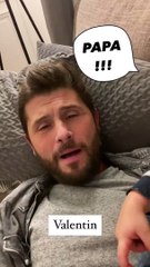 Christophe Beaugrand partage un drôle de moment avec son fils Valentin - Instagram