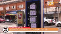 Aumentó el combustible por tercera vez en el año