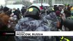 Polícia russa trava manifestações de apoio a Alexei Navalny