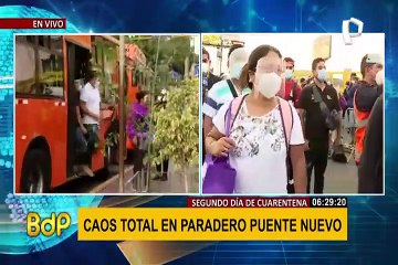 Puente Nuevo: autoridades luchan por poner orden ante caos del transporte