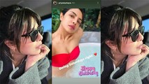 Here’s How Priyanka Chopra Jonas Spent Her Saturday After Hectic Work Week; Diva Donned Chic Red Bikini