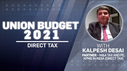 Budget 2021: Direct Tax