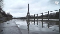 À Paris, la Seine déborde de son lit à la suite de fortes pluies