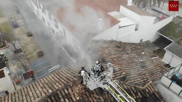 Bomberos de la CAM usan cámaras térmicas para extinguir mejor incendios