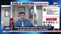 PRRD approves limited face-to-face classes for medical courses