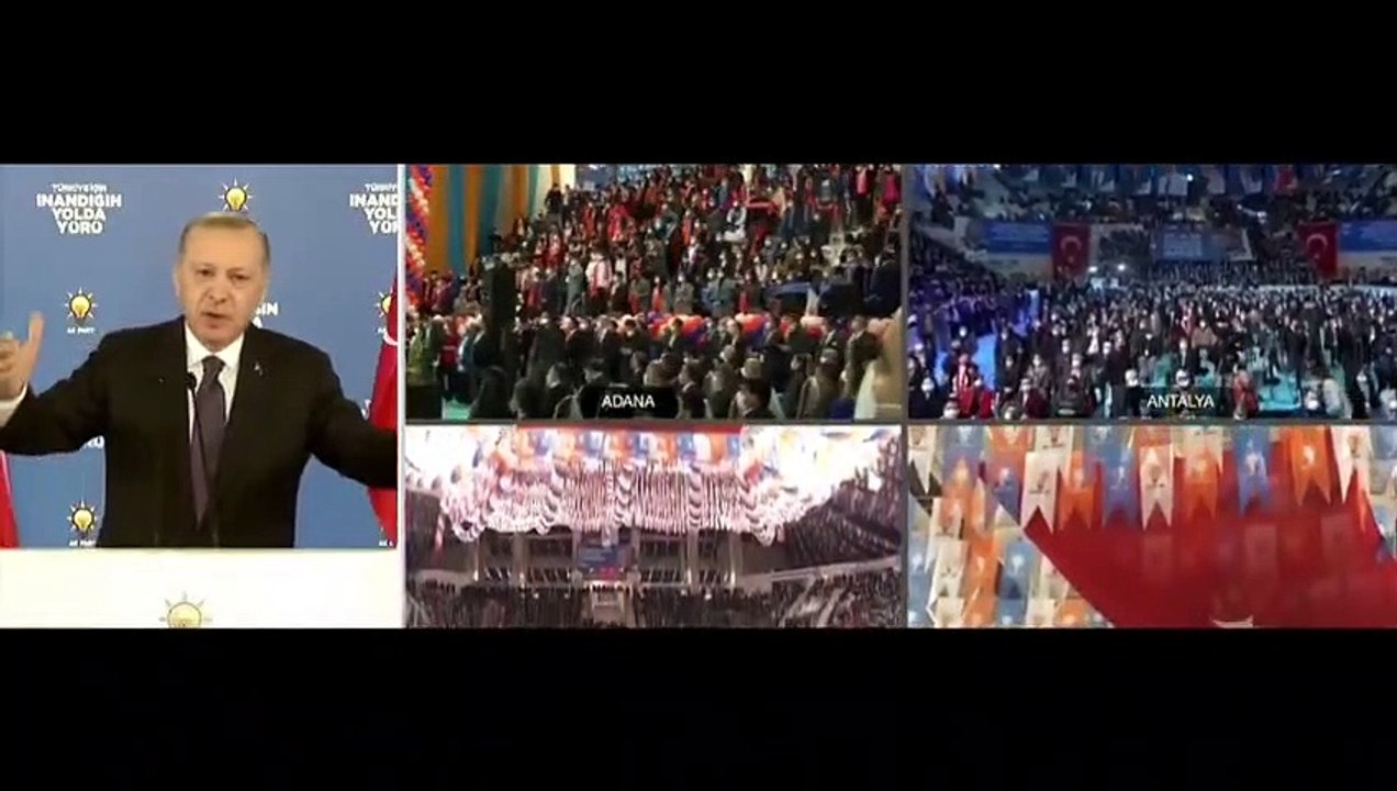 Tedbirler hiçe sayıldı, Erdoğan teşekkür etti: "Tıklım tıklım buluşma sağladığınız için sizlere çok teşekkür ediyorum”