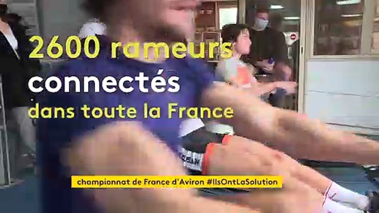 Un championnat de France d’aviron à distance avec 2600 rameurs connectés, une première