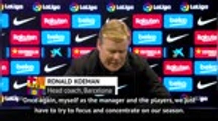 Télécharger la video: Koeman unsure if Messi will want out of Barca after contract leak