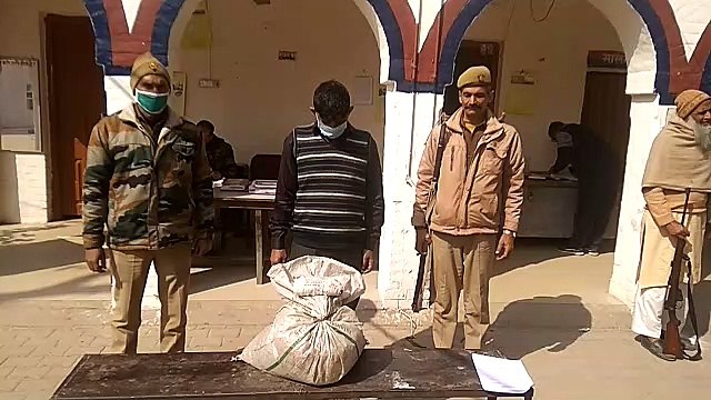 शामली मादक पदार्थ के साथ तस्कर गिरफ्तार