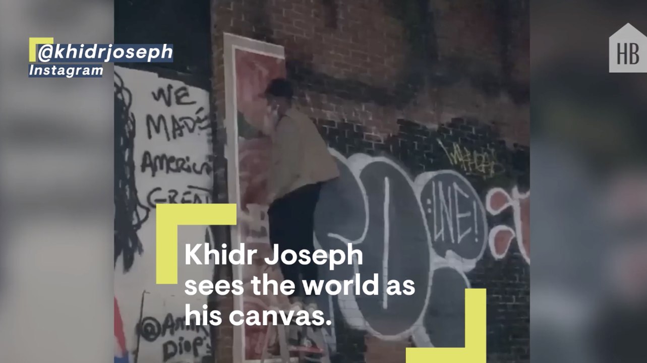 Khidr Joseph Turns His Neighborhood Into An Art Exhibit