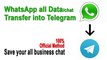 Whatsapp chat data to telegram | How to transfer whatsapp data in telegram | Whatsapp to telegram