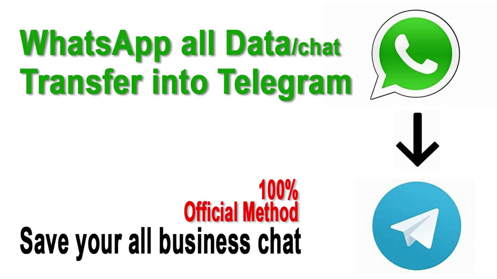 ⁣Whatsapp chat data to telegram | How to transfer whatsapp data in telegram | Whatsapp to telegram