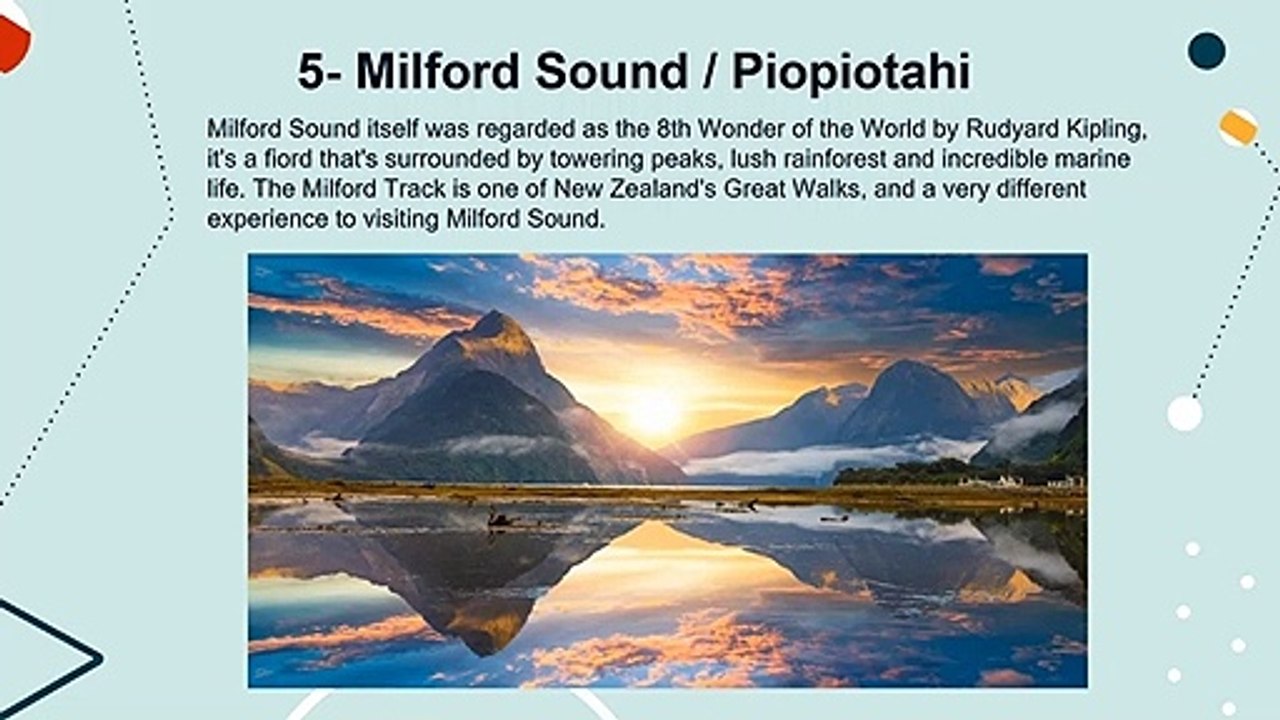 Best Places To Visit In New Zealand.