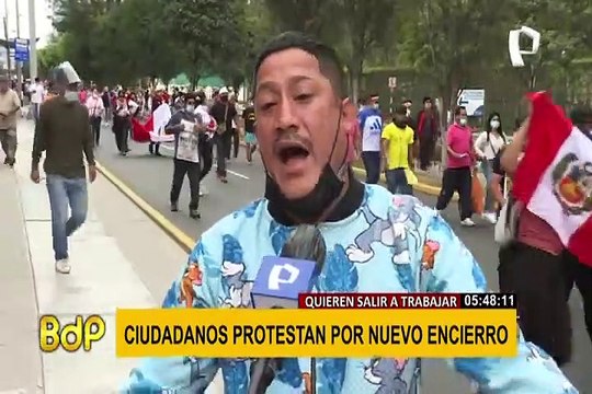 Protestantes contra cuarentena insultaron a periodistas