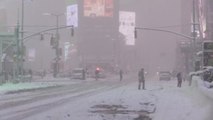 Un gran temporal cubre de nieve Nueva York y todo el noreste del país