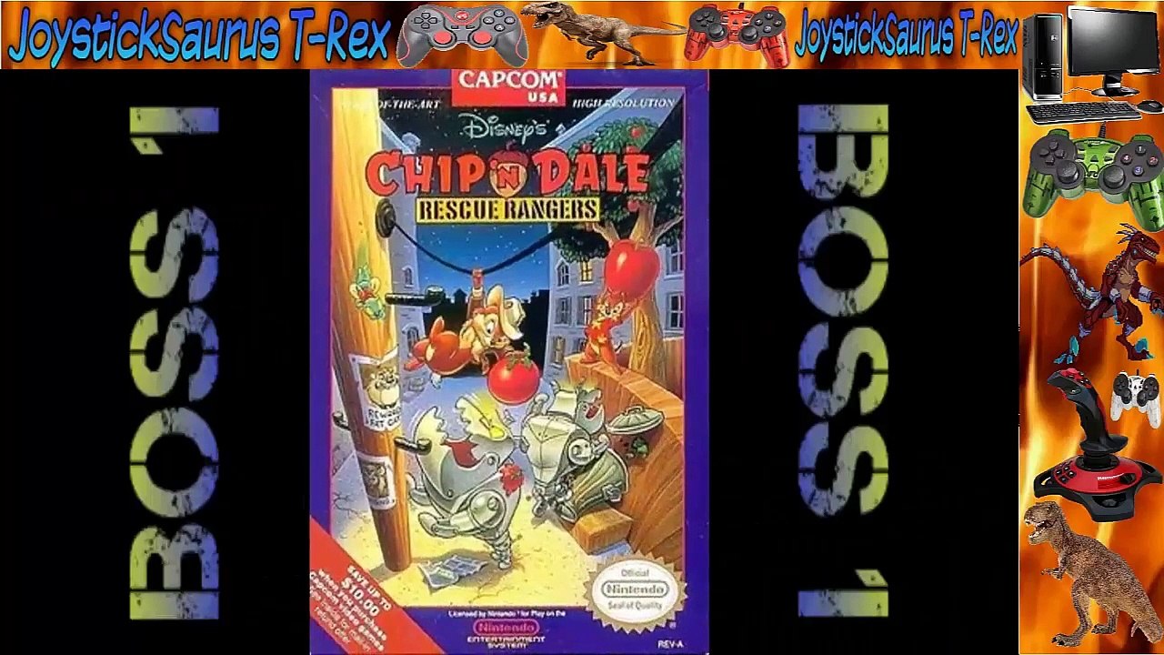 Chip 'n Dale Rescue Rangers NES (All Bosses) HD