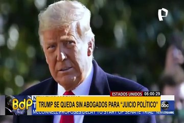 EEUU: Donald Trump se quedó sin abogados a pocos días de juicio político en su contra