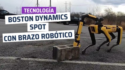 Al robot de Boston Dynamics le crece un brazo