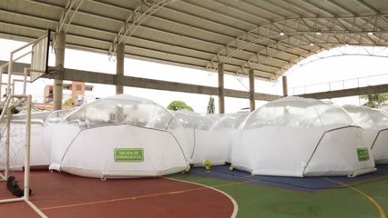 Domos de aislamiento aumentarán capacidad hospitalaria en regiones