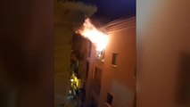 La policía detiene a un hombre por el doble incendio de un edificio ocupado