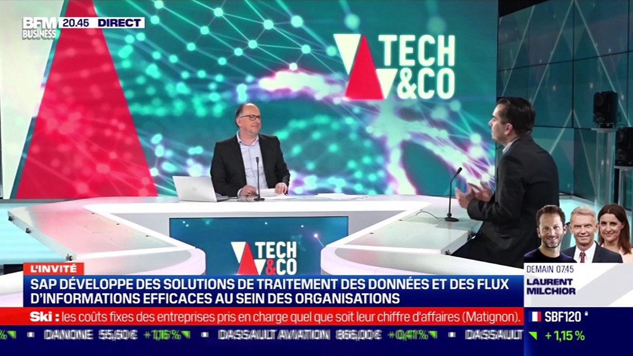 Start up & co : SAP développe des solutions de traitement des données et des flux d'informations efficaces au sein des organisations - 01/02