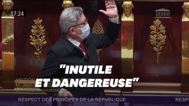 Mélenchon, contre la loi séparatisme, fait un long réquisitoire à l'Assemblée