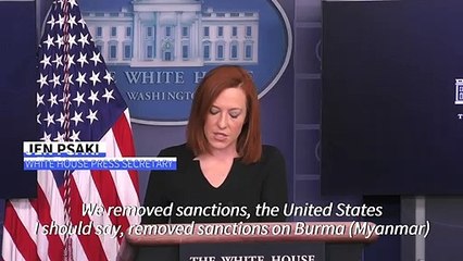 White House to conduct "immediate review" of US sanctions on Myanmar