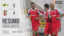 Highlights: Moreirense 0-4 SC Braga (Liga 20/21 #16)