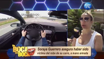 “Dos motos me apuntaron”: Soraya Guerrero víctima de secuestro y robo