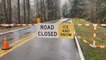Roads closed in Great Smoky Mountains as snow comes down