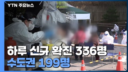 하루 신규 환자 336명...국내 발생 295명 해외 유입 41명 / YTN