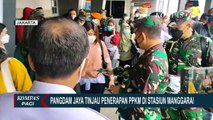 Pangdam Jaya Tinjau Penerapan PPKM di Stasiun Manggarai